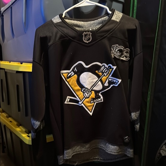 Black and Yellow NHL Hockey Jersey